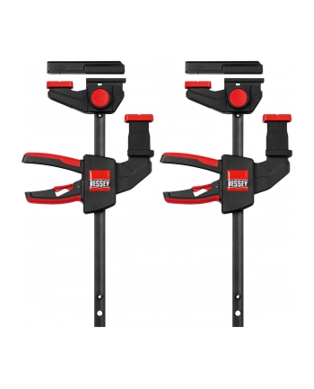 BESSEY 2x one-hand table clamp EZR15SET (black/red, 150 / 60) nr 2