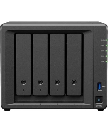 synology Serwer NAS DP340 AMD R1600 16GB 4x8TB 2x400G 3Y