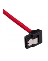 CORSAIR Premium Sleeved SATA Data Cable Set with 90degree Connectors Red 30cm - nr 1