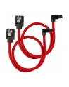 CORSAIR Premium Sleeved SATA Data Cable Set with 90degree Connectors Red 30cm - nr 2