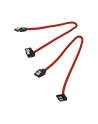 CORSAIR Premium Sleeved SATA Data Cable Set with 90degree Connectors Red 30cm - nr 6
