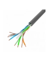 Kabel LAN Lanberg UTP Kat.6 100m drut CU szary CPR + Fluke passed - nr 2