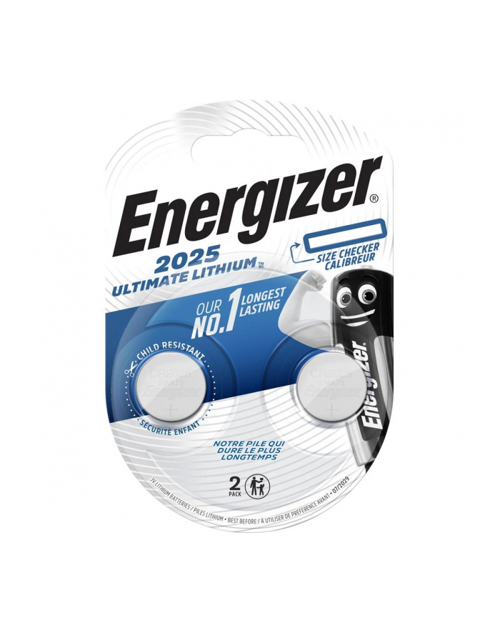Bateria litowa mini Energizer Ultimate Lithium CR2025 x2 [N] główny
