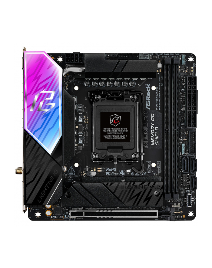 ASROCK B860I Lightning WiFi LGA1851 DDR5 mini ITX MB główny