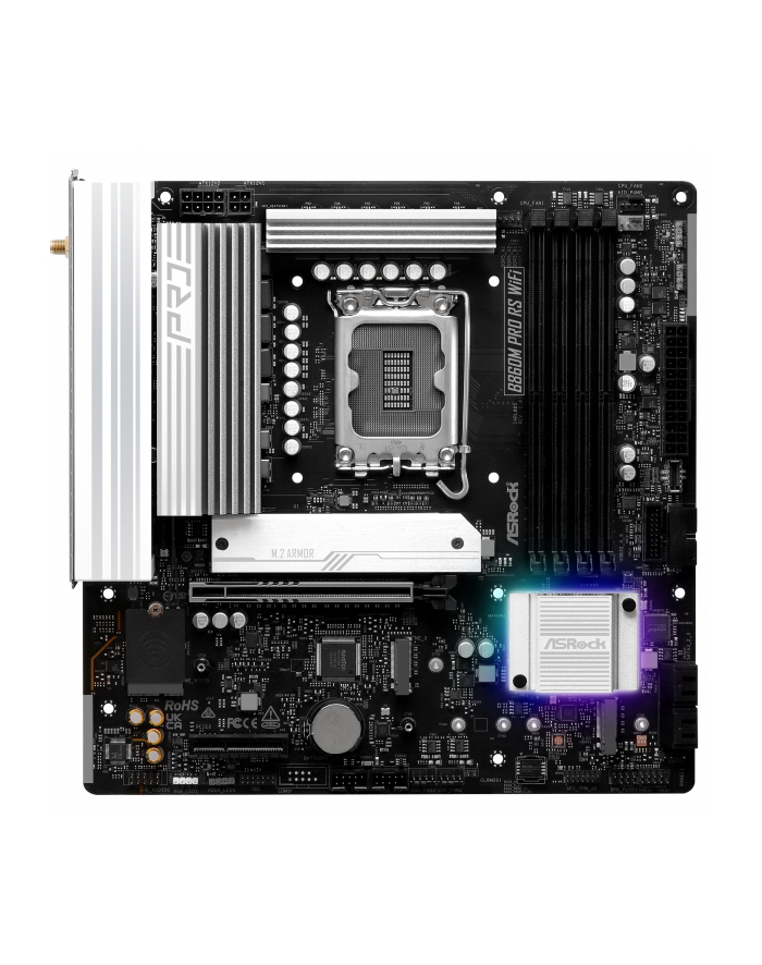 ASROCK B860M Pro RS WiFi LGA1851 DDR5 mATX MB główny