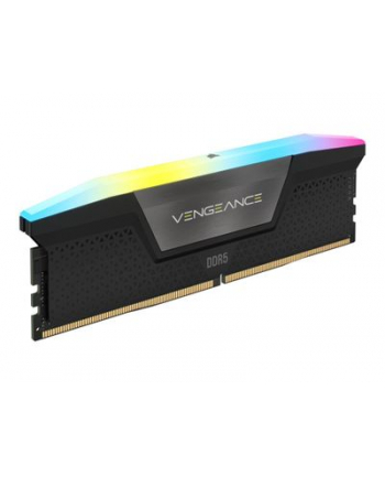 CORSAIR VENGEANCE RGB DDR5 16GB 1x16GB DDR5 5600 CL40-40-40-77 1.25V Intel XMP Desktop Memory - Black