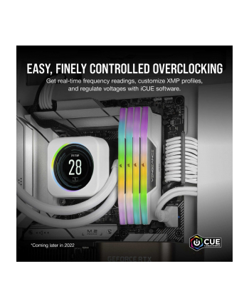 CORSAIR VENGEANCE RGB 32GB 2x16GB DDR5 6000MT/s CL36-44-44-96 1.40V Intel XMP ' AMD EXPO White nr 1