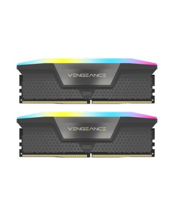 CORSAIR VENGEANCE RGB 96GB 2x48GB DDR5 6000MT/s CL30-36-36-76 1.40V AMD EXPO ' Intel XMP Grey