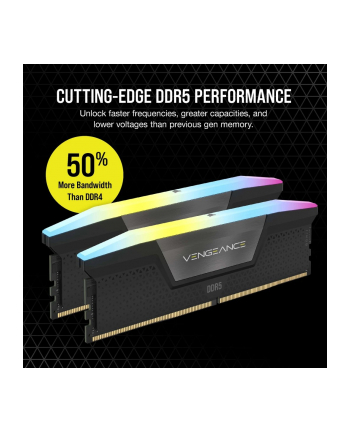 CORSAIR VENGEANCE RGB 96GB 2x48GB DDR5 7000MT/s DIMM CL40-52-52-114 1.40V Intel XMP Memory Black nr 1