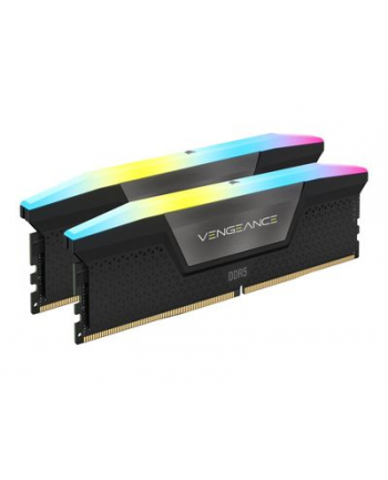 CORSAIR VENGEANCE RGB 96GB 2x48GB DDR5 7000MT/s DIMM CL40-52-52-114 1.40V Intel XMP Memory Black