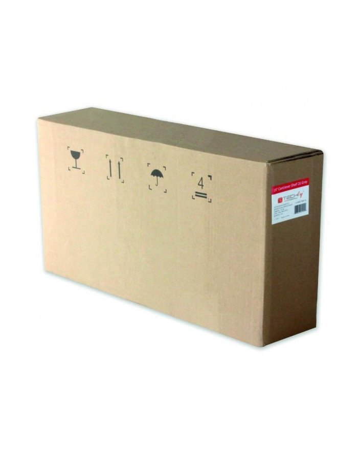 TECHLY Wysuwana półka na klawiaturę do szafy Rack 19inch 2U 400mm Czarna główny
