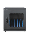 MANHATTAN 10-Port AC Charging Cabinet European CEE 7/3 Outlets Slots for Devices up to 15.6i Lockable Wall-Mountable Stackable - nr 15