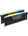 CORSAIR VENGEANCE RGB 16GB 2x8GB DDR5 DIMM 5200MT/s CL40-40-40-77 1.25V Intel XMP Desktop Memory - Black - nr 7