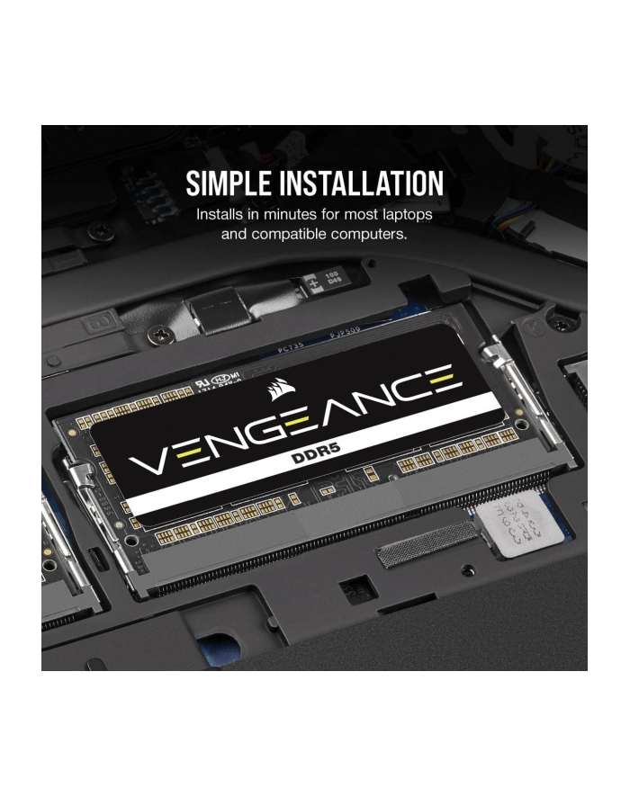 CORSAIR VENGEANCE 24GB 1x24GB DDR5 SODIMM 5200MT/s CL44-44-44-84 1.1V główny