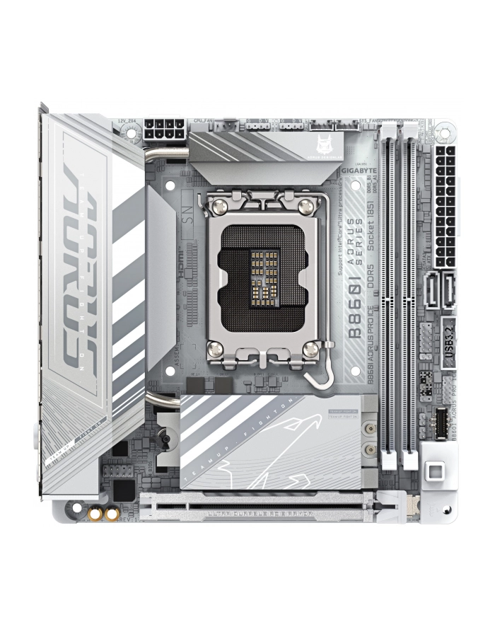 GIGABYTE B860I AORUS PRO ICE LGA1851 MB 2xDDR5 2xSATA 2xM.2 główny