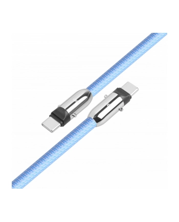 tb Kabel 2w1 USB C smycz 1m błękitny nr 1
