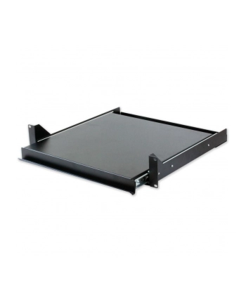 TECHLY Wysuwana półka na klawiaturę do szafy Rack 19inch 2U 400mm Czarna nr 2