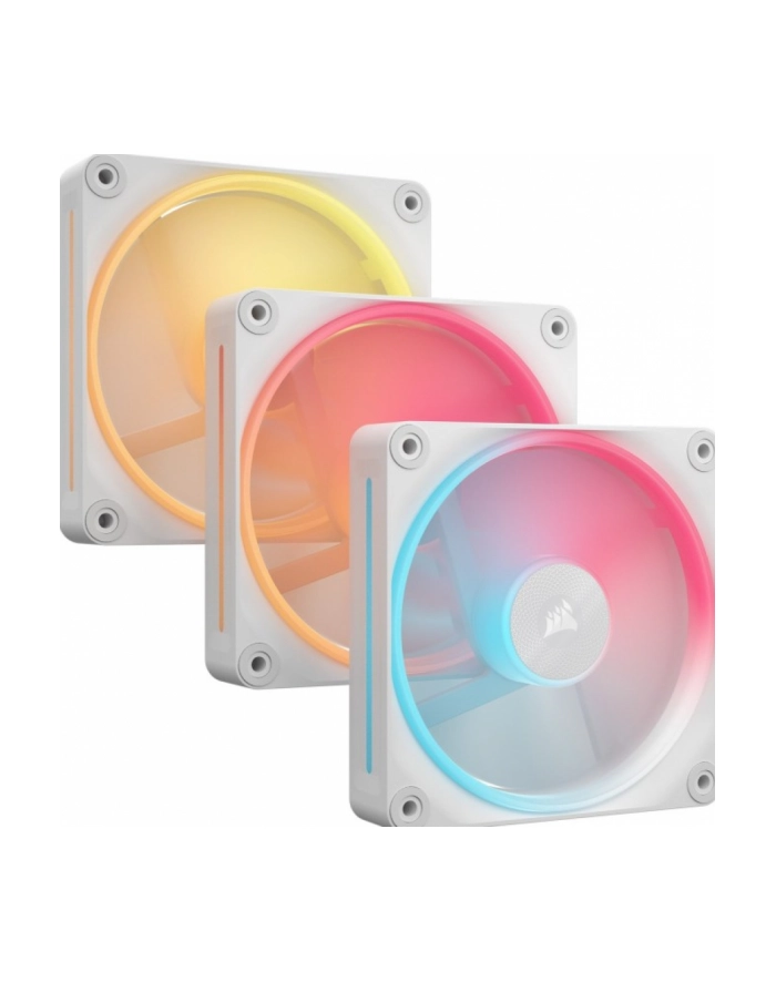 CORSAIR iCUE LINK LX120-R RGB White 120mm Triple Fan Kit główny
