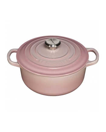 Le Creuset Signature Cast Iron- Round Casserole 20cm shellpink nr 2