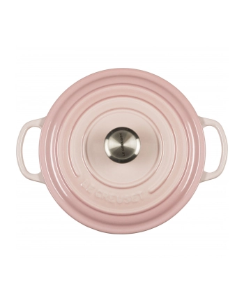 Le Creuset Signature Cast Iron- Round Casserole 20cm shellpink nr 1