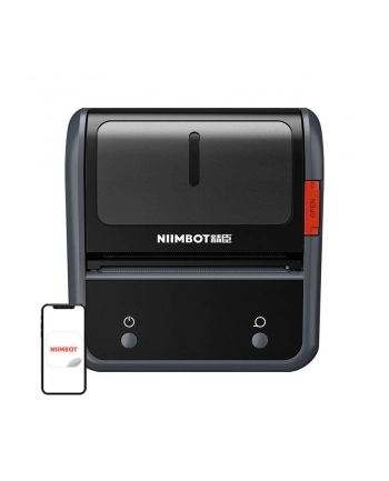 Niimbot B3S Smart Mobilna Drukarka Etykiet, Czarny + Rolka Etykiet (1AE12231604)