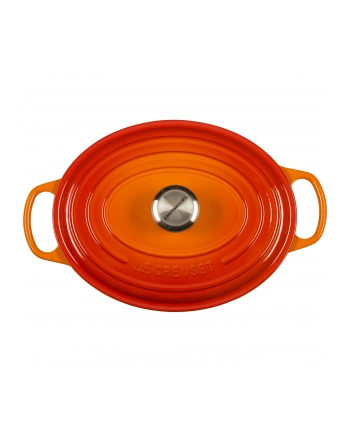 Le Creuset Signature Casserole oval 29 cm volcanic nr 1