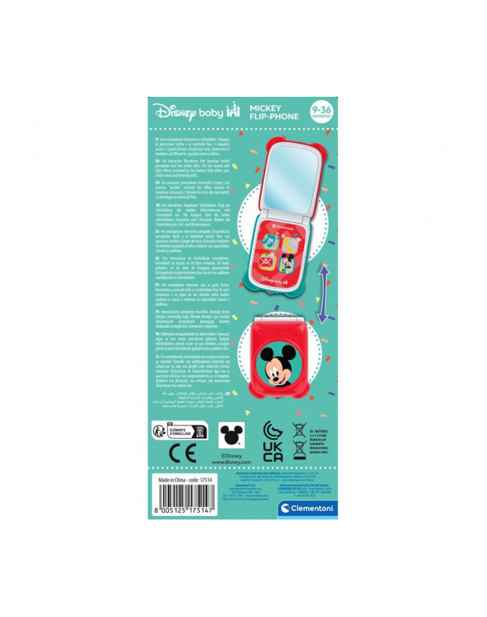 Clementoni baby Telefonik Miki Disney 17514 główny