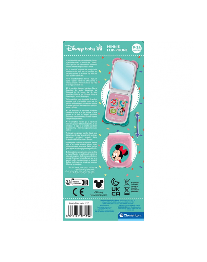 Clementoni baby Telefonik Minnie Disney 17515 główny
