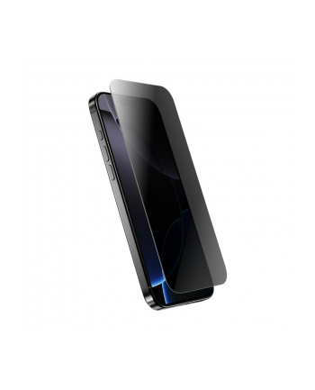 crong Privacy 3D Armour Glass - Hartowane szkło prywatyzujące iPhone 16 / iPhone 15