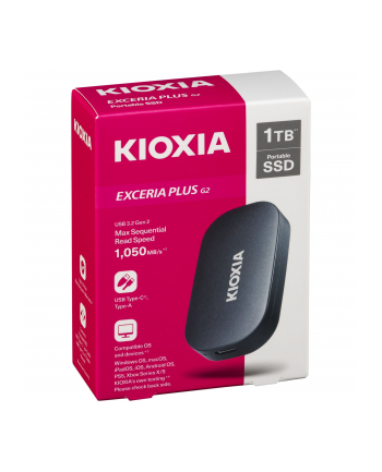 KIOXIA EXCERIA PLUS G2    1000GB Portable SSD USB 3.2 Gen2 Type C