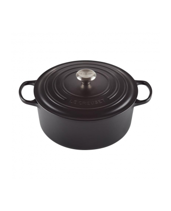 Le Creuset Signature Casserole round 22 cm black