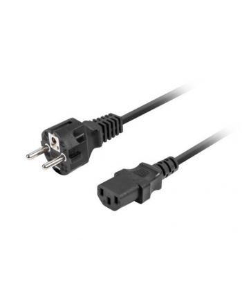 lanberg Kabel zasilający CCE 7/7 - IEC 320 C13 2M VDE prosty czarny nr 2