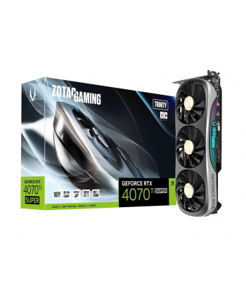 zotac Karta graficzna GeForce RTX 4070 Ti SUPER TRINITY OC 16GB GDDR6X 256bit