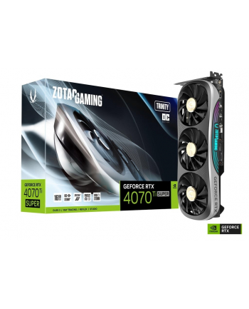 zotac Karta graficzna GeForce RTX 4070 Ti SUPER TRINITY OC 16GB GDDR6X 256bit