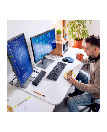 Aten Przełącznik Cm1942 2-Port 4K Displayport Dual Display Mini-Matrix Boundless Kvm Switch (CM1942ATG) nr 2