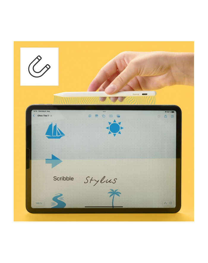 Hama Scribble Active Stylus do Apple iPad biały (125115) główny