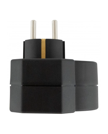 REV Steckdosenadapter 3-fach mit Überspannungsschutz, czarny nr 1