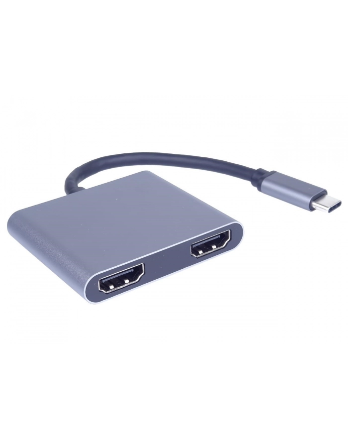 Premiumcord MST 4K adapter USB-C na 2x HDMI, USB 3.1 typ C na 2x gniazdo HDMI, zaawansowane + funkcje lustra, USB3.0, PD, rozdzielczość 4K, Full HD 10 główny