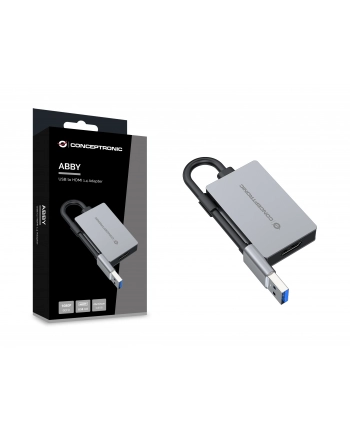 Conceptronic ABBY22G USB to HDMI 1.4 Adapter, 1080P 60Hz