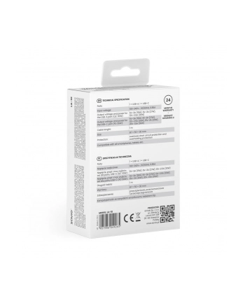 savio Ładowarka sieciowa LA-10 30W Quick Charge Power Delivery 3.0 Biała + Kabel