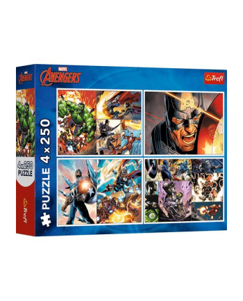 Puzzle 4x250el Bohaterskie dni 13309  Trefl nr 1