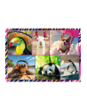 Puzzle 4x250el Zabwne zwierzaki 13313 Trefl - nr 4