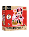 Puzzle 50el Drewniane konturowe. Wesoła Minnie 20279 Trefl - nr 1