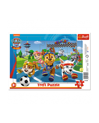 Puzzle 15el Ramkowe Psi Patrol / Paw Patrol Uczynne pieski 31428 Trefl nr 1