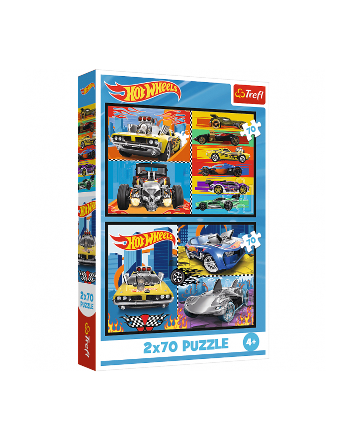 Puzzle 2x70el Samochodziki / Hot wheels 34442 Trefl główny