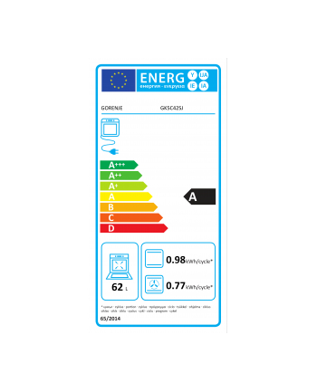 gorenje Kuchnia gazowo-elektryczna GK5C42SJ