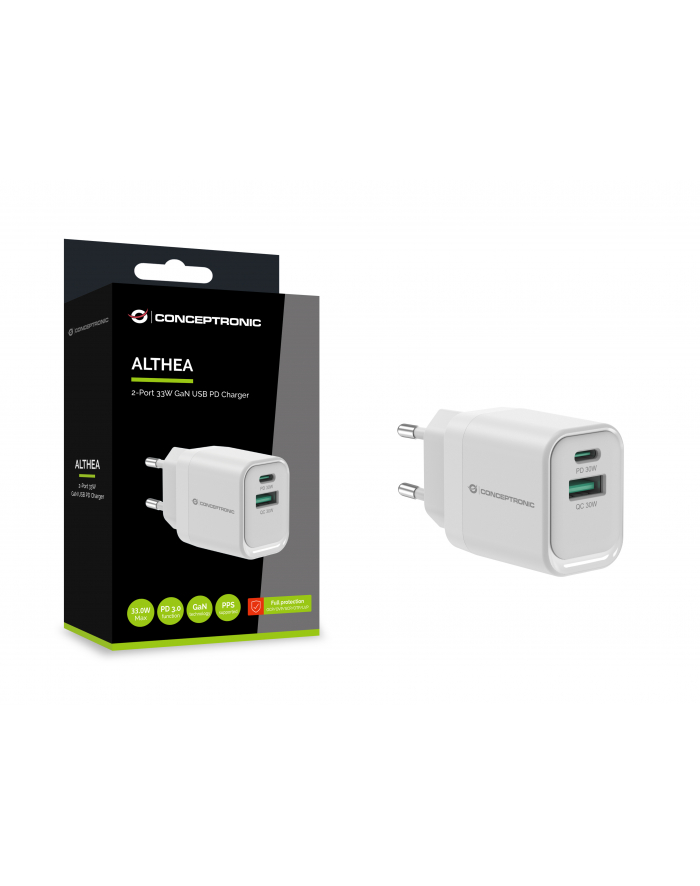 Conceptronic ALTHEA19W33 2-Port 33W GaN USB PD Charger główny