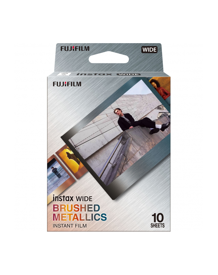 1 Fujifilm instax wide Film brushed metal główny