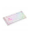 savio Klawiatura mechaniczna bezprzewodowa PHENIX WHITE Gateron Yellow, ABS - nr 1