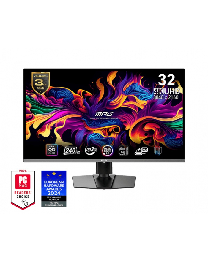 msi Monitor 31.5 cala MPG 321URX QD-OLED QD-OLED/LED/UHD/Flat/240Hz/czarny główny